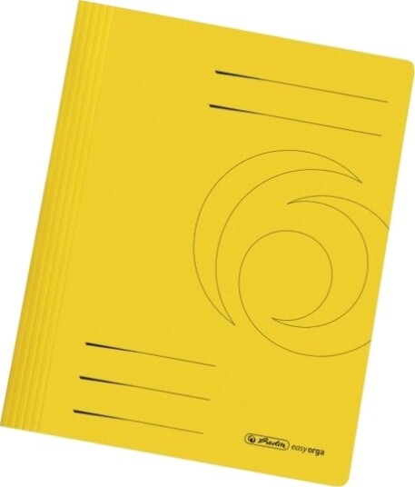 Herlitz 11034303 Manilamappe A4 Fotoark Kartong Gult 1 Stykker