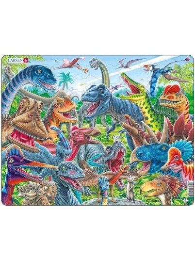 Larsen Puzzles Cheerful Dinosaurs