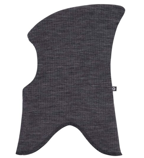 Smallstuff Balaclava Ull 2 lags Dark Grey Smallstuff 56/62 Balaclava dobbel Grå 56 62