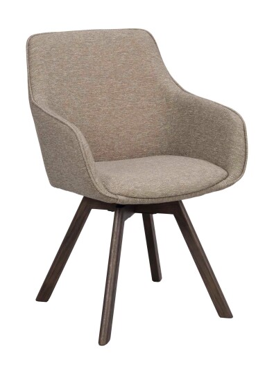 Rowico Home Alison karmstol Mörkbeige/brun Beige