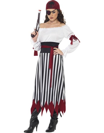 Miss Pirate Lady Damekostyme Strl L