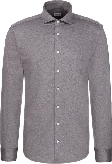 Seidensticker Business Shirt Regular GREY MELANGE 40 Seidensticker Business Shirt Regular GREY MELANGE 40