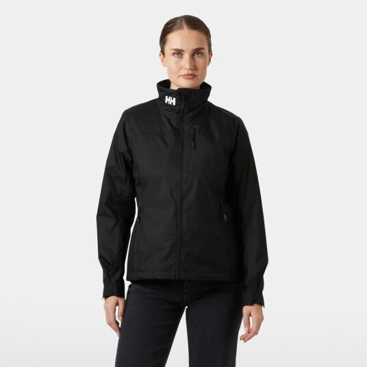 Helly Hansen Crew Hooded Pile Jacket Dame Svart XL