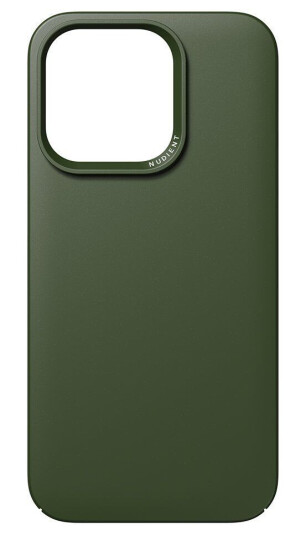 Nudient Thin Case iPhone 14 Pro Deksel - MagSafe Kompatibel - Pine Green