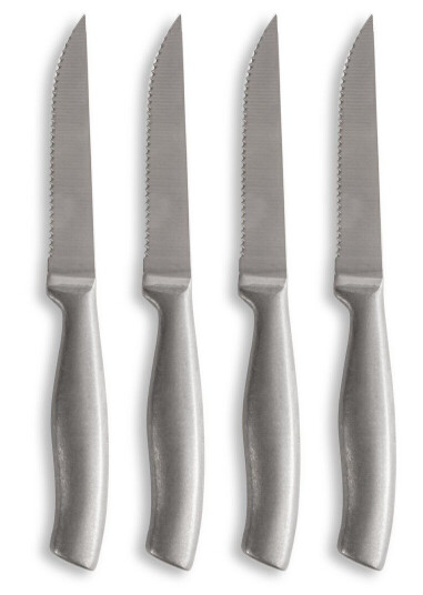 Sagaform Fredde grillkniv 22,5 cm 4-pakning Sølv