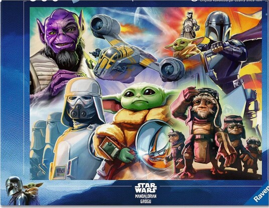 Ravensburger The Mandalorian And Grogu 500p Puzzle Blue One Size Ravensburger The Mandalorian And Grogu 500p Puzzle Blue One Size