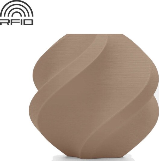 Bambu Lab Bambu Lab PLA Matte Matte Latte Brown 11800 Refill uten spole