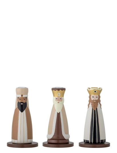 Bloomingville Betiel Candle Holder - Beige - Ø 6 CM Bloomingville Betiel Candle Holder - Beige - Ø 6 CM