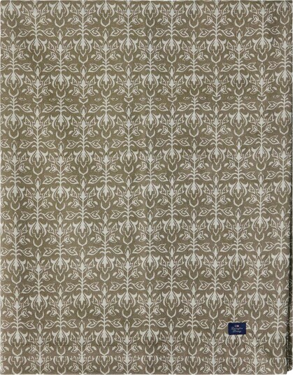 Ornament Jacquard Duk 150x350 cm Beige / Mørk olivengrønn Ornament Jacquard Duk 150x350 cm Beige / Mørk olivengrønn