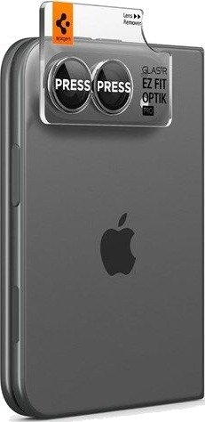 Spigen Glass tR EZ Fit Optik Pro 2 Pack - White - iPhone Duo