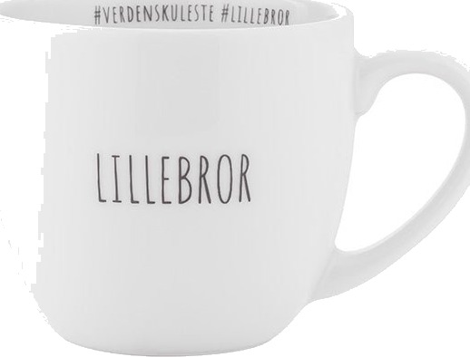Porsgrunds Porselænsfabrik Hashtag Lillebror Krus 38cl