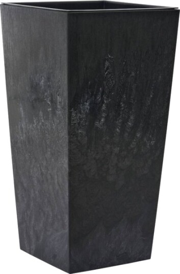 Siena Garden Nizza Stone La548-71 Plantekasse Polypropylen Betong-Look, Sort Siena Garden Nizza Stone La548-71 Plantekasse Polypropylen Betong-Look, Sort