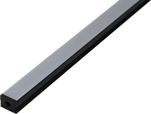 Ansell Lighting LED skinne påbygg 13x15,9 mm 2 meter svart