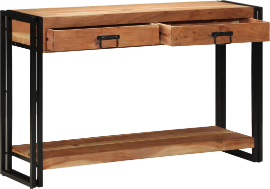 Konsollbord 120x33x75 cm Solid tre Akasie