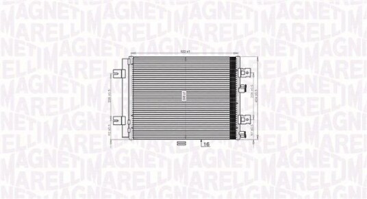 Kondensator MAGNETI MARELLI 350203765000