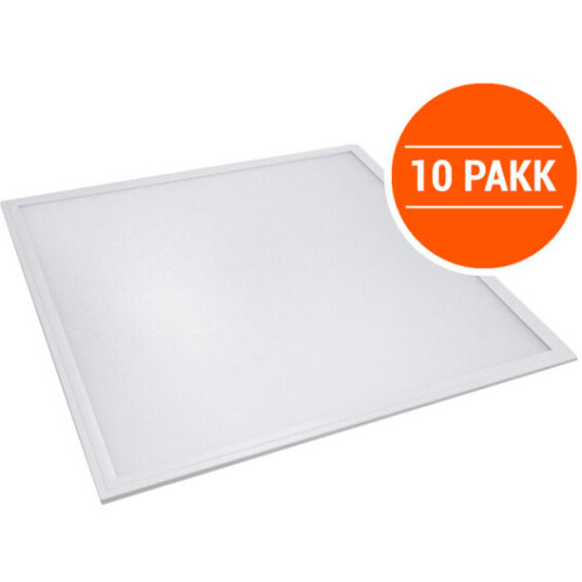 Namron LED Panel 600x600 40W 4000K 10PK - 89996