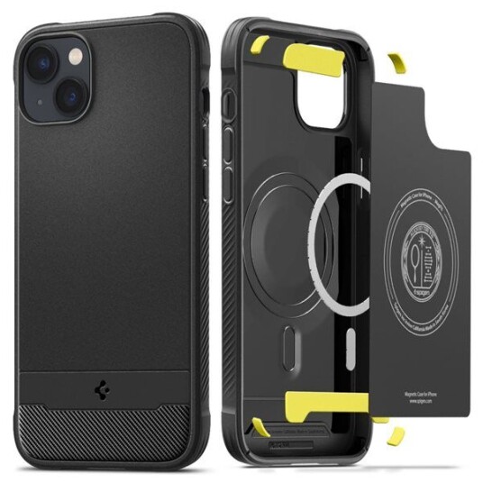 Spigen Rugged Armor MagSafe Etui til iPhone 14 - Svart