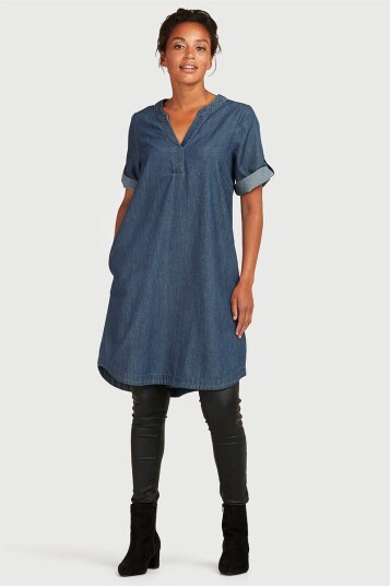 Cellbes Denimkjole i mykvasket denim Holly 38/40 Cellbes Denimkjole i mykvasket denim Holly 38/40
