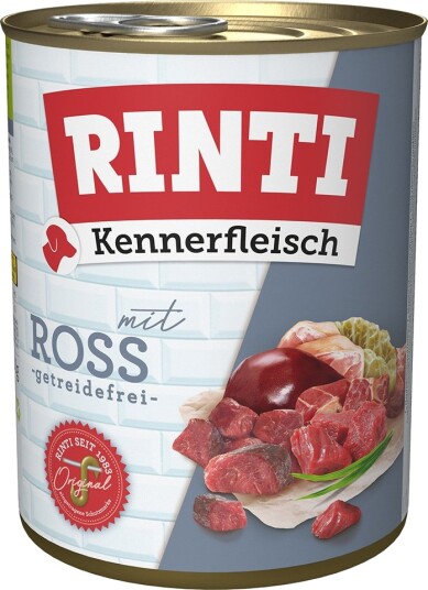 Rinti Våtfôr Kennerfleisch Hest 6 X 800 G Rinti Våtfôr Kennerfleisch Hest 6 X 800 G