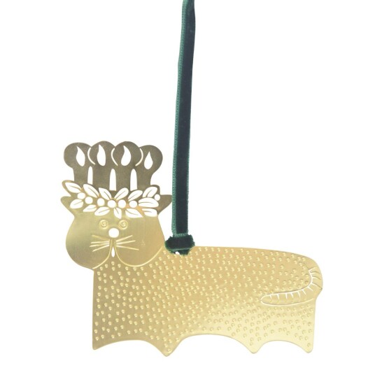Pluto Design Katt 8,5x6,9x0,5 cm messing Pluto Design Katt 8,5x6,9x0,5 cm messing