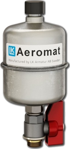 700 AeroMat Avstengningsventil messing G10