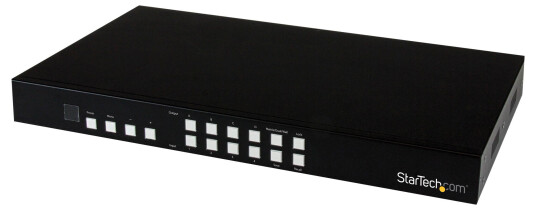 StarTech 4x4 HDMI Matrix Switch with Picture-and-Picture Multiviewer or Video Wall - 4x4 Matrix Switch with Video Combining (VS424HDPIP) - video/audio