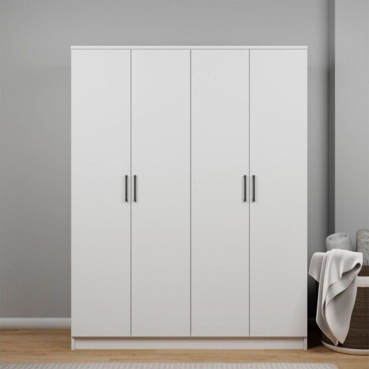Olera Garderobe 140x180 cm - Hvit