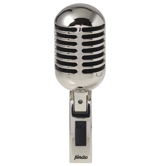 Alecto UDM-60 Kardioid Mikrofon XLR Retro Krom