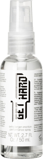 Pharmquests Get Hard Ereksjonsspray 50 ml - Klar Pharmquests Get Hard Ereksjonsspray 50 ml - Klar