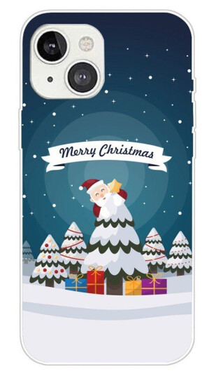 INCOVER iPhone 14 TPU Plast Jul Deksel - Juletre og Gaver