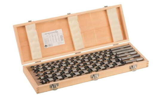 Bosch 6-delt slangebor-sett for tre, 10-20 mm, 450 mm