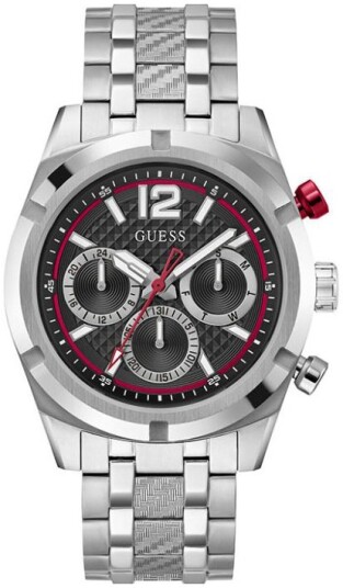 Guess Herreklokke GW0714G1 Resistance Sort/Stål Ø44 mm