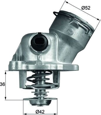 Termostat, kjølemiddel MAHLE TM 29 100D Termostat, kjølemiddel MAHLE TM 29 100D