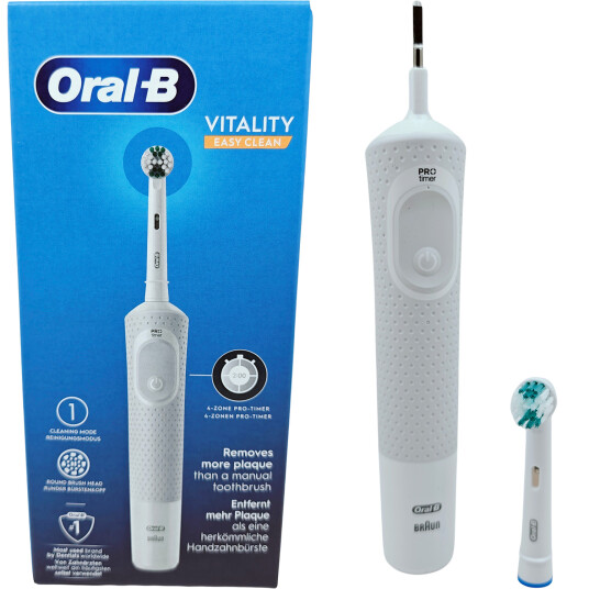 Oral B Easy Clean Vitality 100 White Elektrisk tannbørste