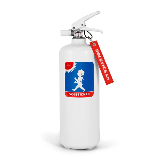 Solstickan Design Brannslukker 2kg Hvit Original Solstickan Design Brannslukker 2kg Hvit Original