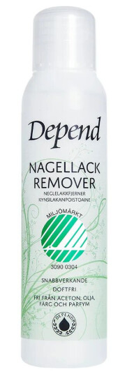 Depend Ecolabelled Svanen Remover 100 ml Neglelakksfjerner Depend Ecolabelled Svanen Remover 100 ml Neglelakksfjerner
