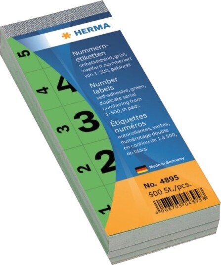 Herma   Dekorasjonsklister   Tall 1 500   2.8 X 5.6 Cm   100 Ark   Grønn   Papir