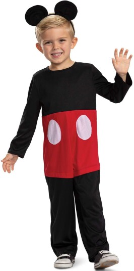 Disney Mikke Mus Kostyme 3-4 år