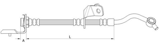 Bremseslange METZGER 4110820