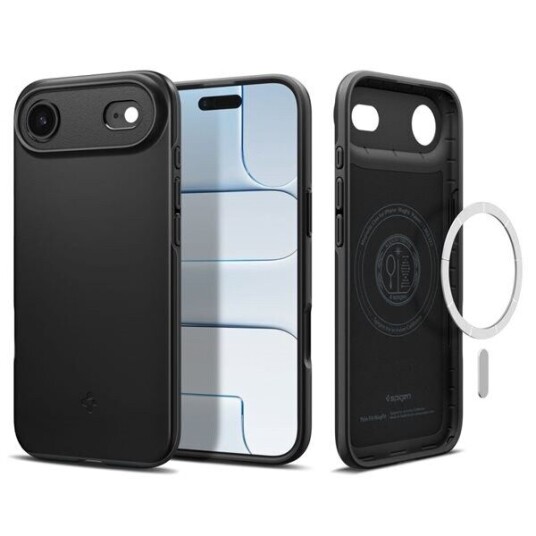 Spigen Thin Fit MagSafe Deksel for iPhone 17 Pro - Svart