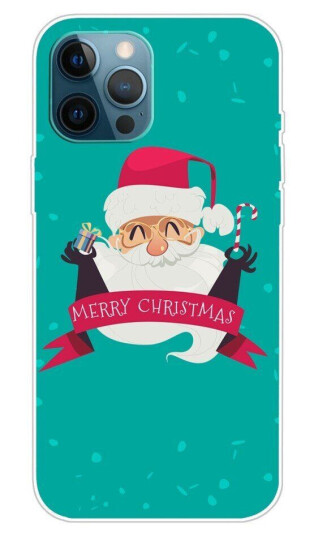 INCOVER iPhone 14 Pro TPU Plast Jul Deksel - Julenissen med Gave og Julepinne INCOVER iPhone 14 Pro TPU Plast Jul Deksel - Julenissen med Gave og Julepinne