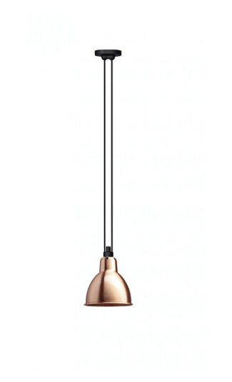 Lampe Gras N322 Taklampe Kobber & Hvit Round