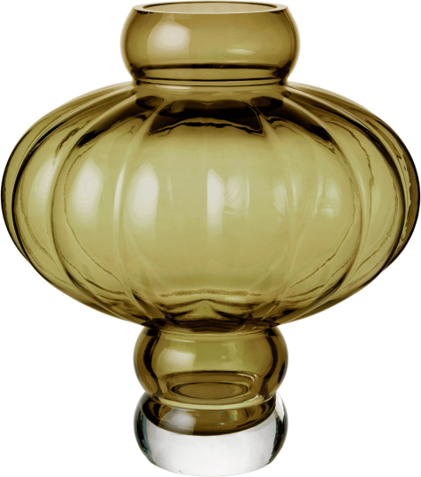 Louise Roe Balloon vase 40 cm Olive Louise Roe Balloon vase 40 cm Olive
