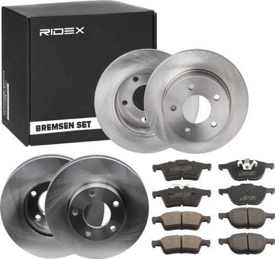 Bremseskiver og -klosser RIDEX 3405B1739
