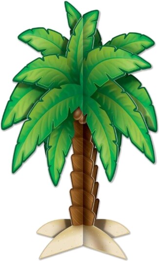 360 Degrees Ltd Palme Borddekorasjon