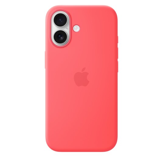Apple iPhone 17 Silikondeksel MagSafe Lys Guava