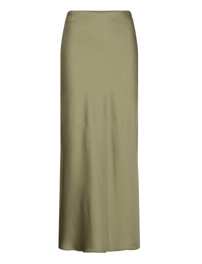 Vila Viellette Hw Midi Skirt - Noos - Khaki green - 42