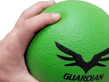 Guardian Coated Skumball 18 Cm Grønn