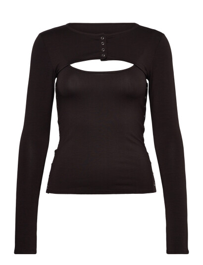 Weekday Layered Two Piece Bolero Singlet Brown S