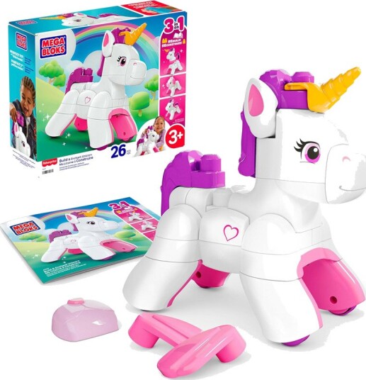 MEGA Bloks Mega Bloks Build & Enchant Unicorn White ONE SIZE MEGA Bloks Mega Bloks Build & Enchant Unicorn White ONE SIZE